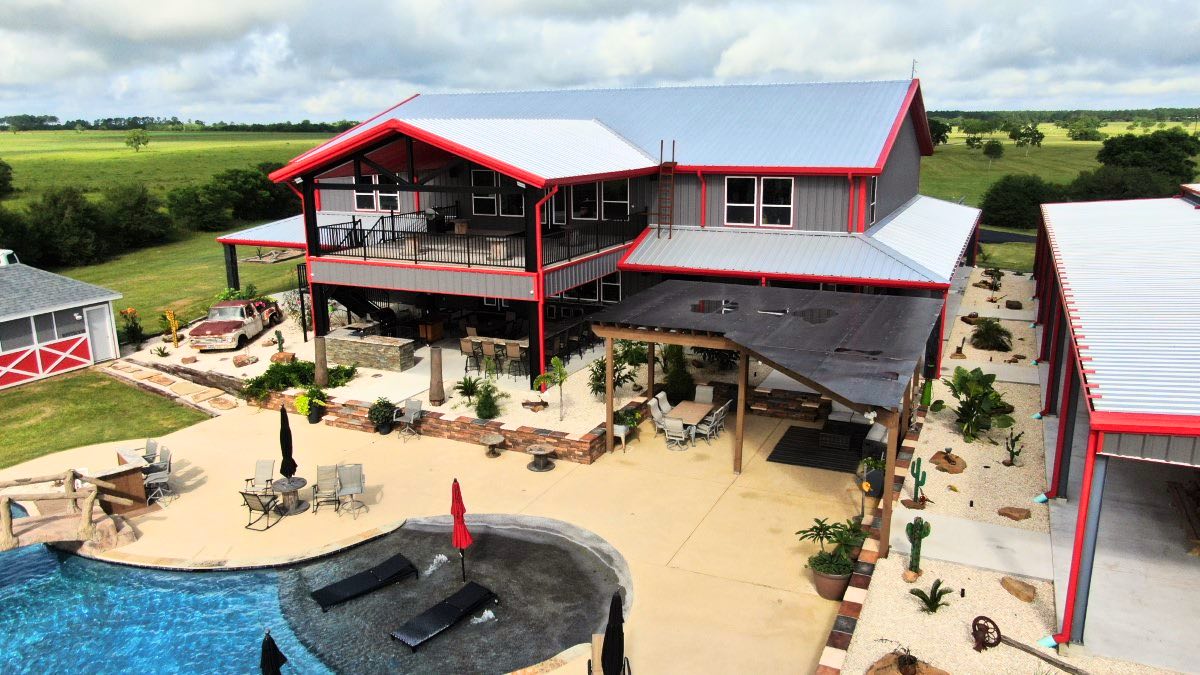 party barn metal construction by BalCon Builders