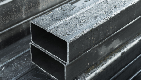 Steel beams withstanding rain